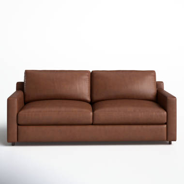 Joss & Main Portland 80.5'' Leather Sofa & Reviews | Wayfair